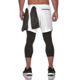 Men's Fitness Shorts - With Spandex Leggings